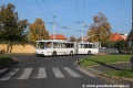 Z Kochovy do Edisonovy ulice odbočuje trolejbus Škoda 15Tr11/7 ev.č.008 na objednané jízdě. | 30.9.2017