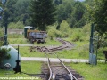 Při pohledu do dáli je jasné, že trať na Dobroč je obnovená a za chvíli se po jejích kolejnicích projede i my. | 18.7.2012