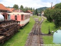 Poslední výhybka ještě v areálu stanice Čierny Balog... | 18.7.2012