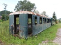 Mimo uzavíratelný areál v Čiernem Balogu, na samém konci koleje, se ocitly i vozy, jejichž stav se za léta našich návštěv příliš nezměnil... | 18.7.2012