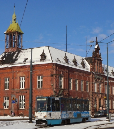 Konstal 805Na #052 přijíždí na Plac Slowiacki. | 6.2.2018