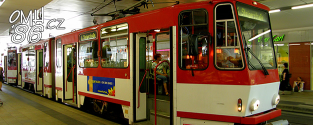 Hlavní nádraží, linka 6 a vůz KT4D ev.č.526. | 16.7.2010