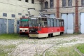 Ve vozovně Nowy Port zachycen historický vůz Konstal 105N ev.č. 06205 a vůz Konstal 105Na ev.č. 1241, který byl na podzim roku 2015 přesunut na koleje před bývalou třetí gdańskou vozovnu Łąkowa, která byla zrušena včetně trati k ní již v 90. letech. | 18.7.2015
