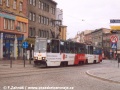 Zabrze, ulice Wolnosci se soupravou vozů 105N na lince 4 | 30.9.2004