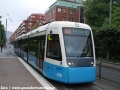 Vůz opouští centru ve stanici Svingeln a míří do severovýchodní oblasti Goteborgu. | 27.9.2012
