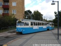 Souprava vozů M28 ev.č.829+739 ve smyčce Axel dahlströms Torg. | 28.9.2012