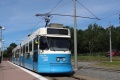 Vůz ASEA/MGB M31 #359 byl zachycen ve výstupní zastávce smyčky Östra Sjukhuset. | 19. 7. 2024