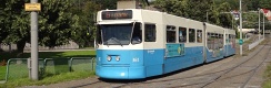 U zastávky Marklandsgatan byl zachycen vůz ASEA/MGB M31 #361. | 18. 7. 2024