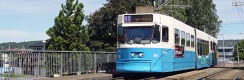 Vůz ASEA/MGB M31 #318 u zastávky Kaggeledstorget. | 19. 7. 2024