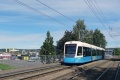 Do zastávky Kaggeledstorget přijíždí vůz AnsaldoBreda Sirio #447. | 20. 7. 2024