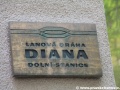 Na dolní stanici lanové dráhy Diana, která prošla rekonstrukcí ve stejném období, jako lanová dráha Imperial, je opatřena stejně provedenými informačními deskami s názvy stanic. | 15.6.2013