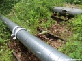 Čtyři kolejnice aneb dvě koleje lanové dráhy v prostoru výhybny. | 14.6.2013