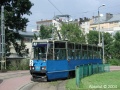 Vůz typu Konstal 102Na č. 2076 v Krakowě | 10.8.2004