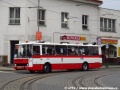 Vzorně opravený autobus B732 ev.č.317, první nekolejový veterán DPMLJ. | 22.9.2012