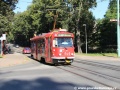 U zastávky Muzeum, Výstaviště projíždí vůz T3R.PLF ev.č.46. | 7.9.2013