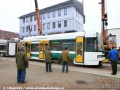 Liberecké tramvajové koleje po letech odstavení opustil vůz RT6S ev.č.85. | 13.12.2013