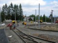 Výstavba tratě do Horního Hanychova - smyčka Horní Hanychov | 1.6.2005
