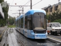 Nová nízkopodlažní tramvaj Cityrunner na lince 1, konečná Auwiesen | 17.8.2007