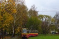 Souprava Konstalů 805Na #2339+2342 stojí ve smyčce Sląska. | 27.10.2017