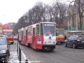 Vůz KT4SU ev.č.1108 vypravený na linku 7 byl vyroben v roce 1987 | 7.2.2007