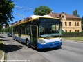 U zastávky Kovárna zachycený trolejbus Škoda 24Tr Citelis 1A ev.č.54 na lince 3. | 13.-14.6.2014
