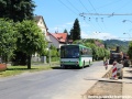 Trolejbus Škoda 14Tr10/6 dodaný v roce 1990 plzeňskému Dopravnímu podniku pod ev.č.439 prošel v roce 2001 modernizací na typ 14TrM. V roce 2011 byl zařazen pod ev.č.48 do provozu v Mariánských Lázních a v roce 2014 odprodán. | 13.-14.6.2014
