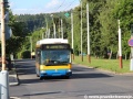 Trolejbus Škoda 24Tr CityBus ev.č.52 míří k nádraží. | 13.-14.6.2014