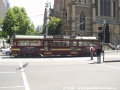 Jedna z historických tramvají na centrální okružní lince (objíždí celé centrum a to zdarma) | 5.1.2008