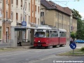 V zastávce Soltész N.K.u. stanicuje vůz SGP E1 ev.č.191 (ex DP Vídeň ev.č.4705 z roku 1968). | 26.6.2014
