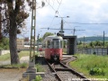 Vůz SGP E1 ev.č.186 (ex DP Vídeň ev.č.4718 z roku 1969), odstavený v areálu dočasných dílen v Diosgyőri, byl v roce 2014 vyřazen a do provozu již nezasáhne. | 26.6.2014
