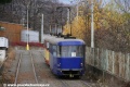 Souprava vozů T3M3 ev.č.240+306 stoupá při manipulačním výjezdu na linku 1 od Litvínov, Poliklinika. | 5.11.2010