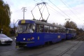 Souprava vozů T3M3 ev.č.302+303 vypravená na linku 1 opustila zastávku Cesta do Kopist. | 5.11.2010