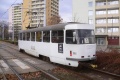 Vůz T3M3 ev.č.311 vypravený na linku 3 u vjezdu do litvínovské vozovny. | 5.11.2010