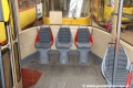 V mostecko-litvínovském tramvajovém provozu se setkáme s takřka původní podobou zadní plošiny vozů T3SU s třemi laminátovými sedačkami, které byly pouze doplněny polstrovanými sedáky. | 2.6.2012