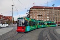 Vůz AEG GT6N #1009 opustil zastávku u hlavního nádraží (Hauptbahnhof). | 28. 10. 2024