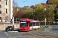 Křižovatkou u zastávky Hallertor projíždí vůz Adtranz GT8N2 #1104. | 29. 10. 2024