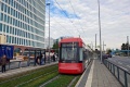 Pohled na zadní čelo vozu Stadler Variobahn #1206 v zastávce Thon. | 29. 10. 2024