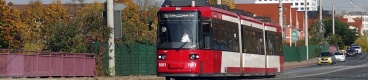 Vůz AEG GT6N #1001 mezi zastávkami Marthastraße a Arminiusstraße. | 29. 10. 2024