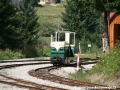 Motorová lokomotiva DH 100-3 na Tanečníku | 11.8.2010