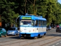 Linka 11 se blíží k zastávce Svornosti. | 4.8.2012
