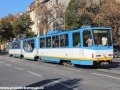 A na Hlavní nádraží míří další spoj linky 2, zde prototypový vůz KT8D5 ev.č.1500 již zbavený pětice dveří a provozovaný jako typ KT8D5.RN1. | 19.10.2012