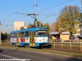 Vůz T3R.P ev.č.956 na lince 11 u zastávky Kino Luna. | 19.10.2012