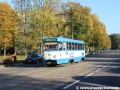 Vůz T3R.P ev.č.956 vypravený na linku 11 vyjel ze Zábřehu na Výstaviště. | 19.10.2012