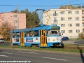 Na stejném místě potkáváme také vůz T3SUCS ev.č.908 vypravený na linku 6. | 19.10.2012