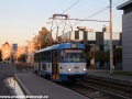 Vůz T3G ev.č.1047 zatahuje do vozovny Křivá. | 19.10.2012