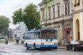 Trolejbus Škoda 14Tr10/6 ev.č.3261 vypravený na linku 106 míří k hlavnímu nádraží. | 15.6.2016