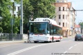 Prokopův most přes Chrudimku překonává trolejbus Škoda 30Tr #412. | 4.6.2018