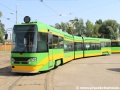 Čelo vozu RT6-MF06AC ev.č.405 prošlo během rekonstrukce kosmetickými změnami. Pražský vůz ev.č.9102 vůz „čtyřistapětka“ už připomíná jen několika detaily. | 2.7.2012