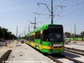 Smyčku Węgorka opustil vůz RT6N1 ev. č. 404, který jako jeden z mála v roce 2012 vozil na čele logo ČKD. | 2.7.2012