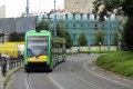 Solaris Tramino S105P ev.č.526 míří do zastávky Pl. Bernardyński. | 13.7.2015